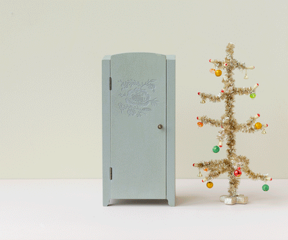 Armadio in miniatura - Grigio/Menta